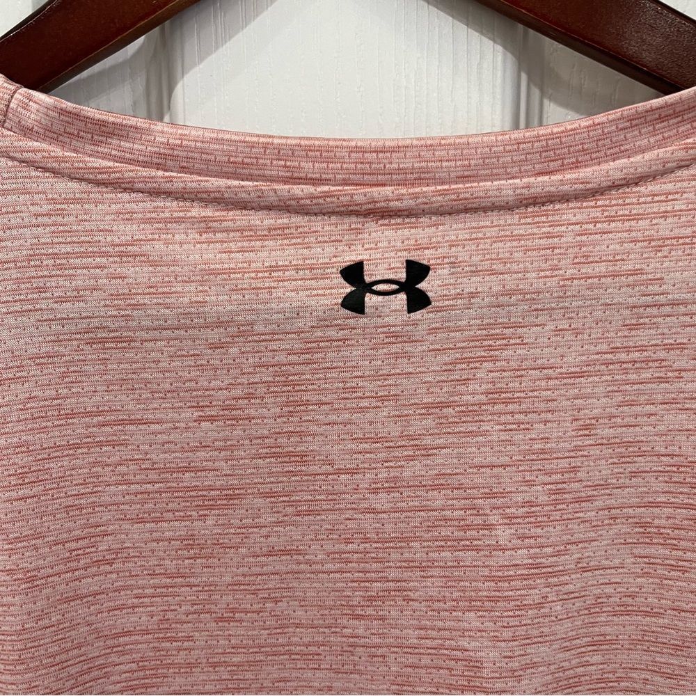 under armour pale pink long sleeve crew neck top size medium - Picture 10 of 13